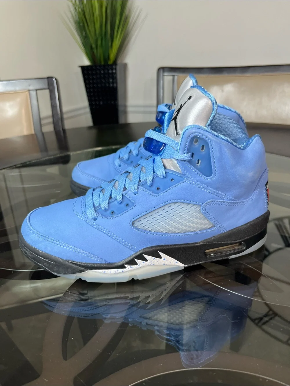 Nike Air Jordan 5 Retro SE UNC University Blue Size 8.5 Men's